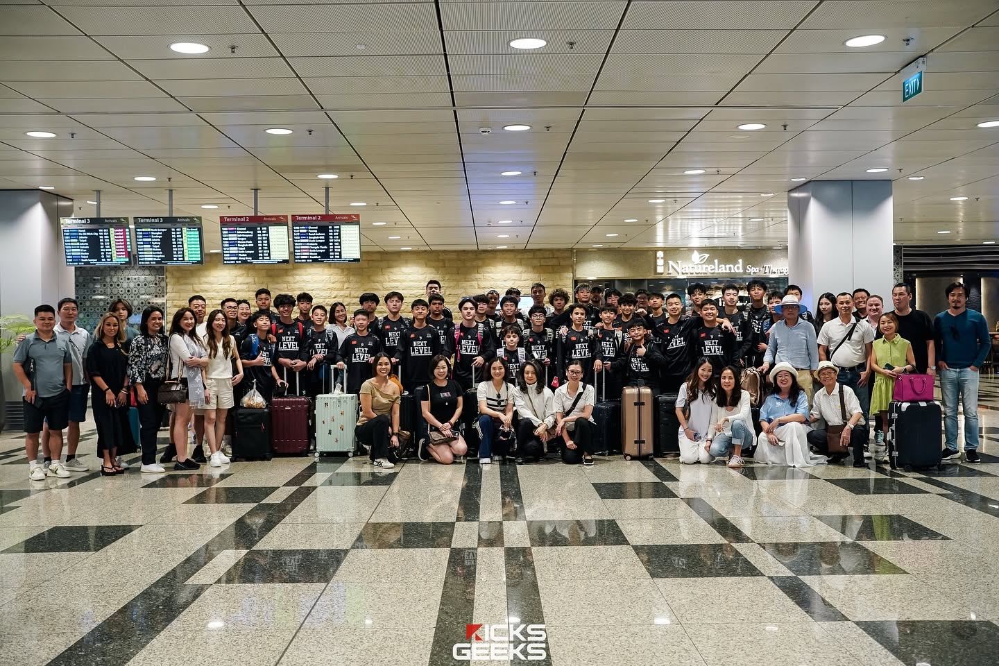 Team travelling to Singapore 2025