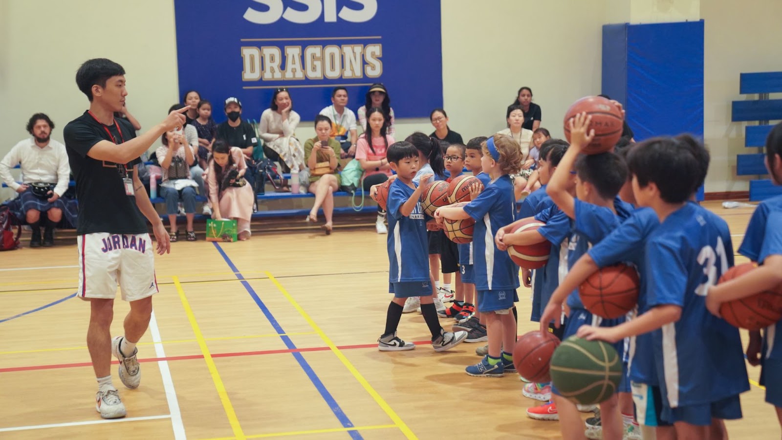 Player shooting during a game